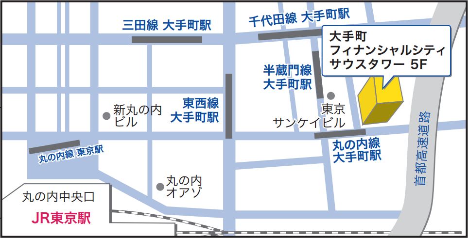 大手町校地図